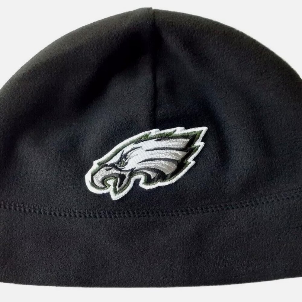 Philadelphia Eagles Winter Hat Skull Cap Beanie Fleece Warm Orange Blue Football